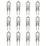 12 Pack Sunlite 10 Watt, Single Ended T2.5, G4 Bi-Pin Base, Clear