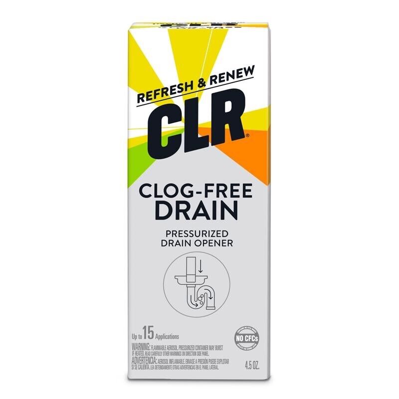 CLR POWER PLUMBER Pressurized Gas DRAIN OPENER Cleaner Plunger Unclogs PP-6 New