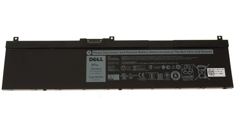 Genuine Dell NYFJH Precision 7530 7730 7540 7740 6-Cell 97Wh 0NYFJH Battery