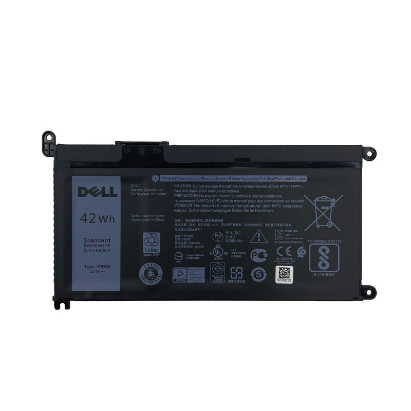 Genuine Dell Inspiron 5481,5482 5493, 5491 5593, YRDD6 42Wh Battery