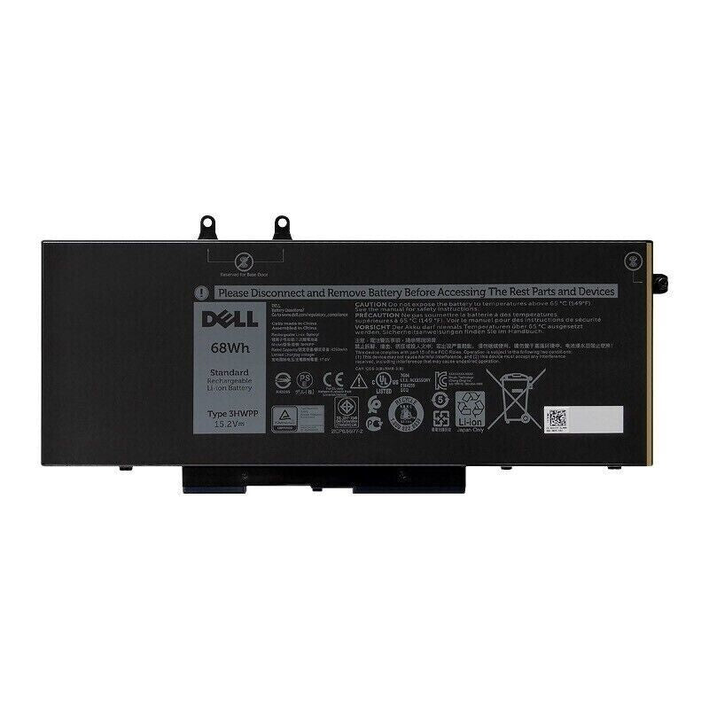 Genuine Dell Latitude 5401 5501 3HWPP Laptop Battery 68wh 15.2V 10X1J