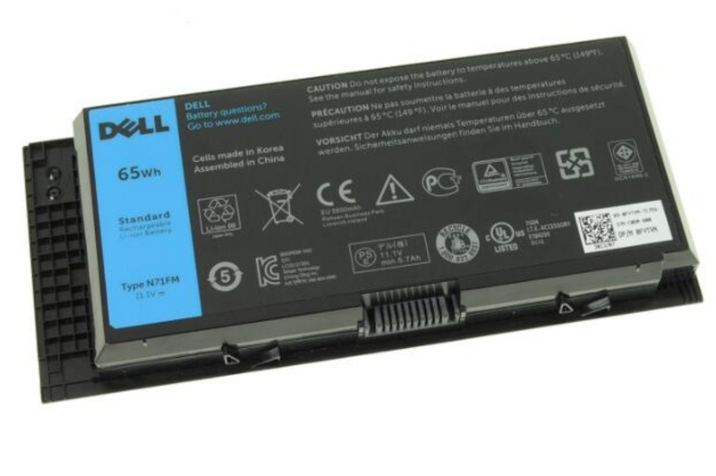 Genuine Dell N71FM GXMW9 Precision M4600 M4700 M6600 65 WH 0N71FM Battery