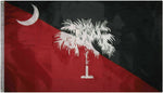 2X3 State Of South Carolina Garnet Black Flag 3'X2' Banner Grommets Gamecocks