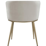 Skylar Cream Velvet Dining Chair (Set Of 2)