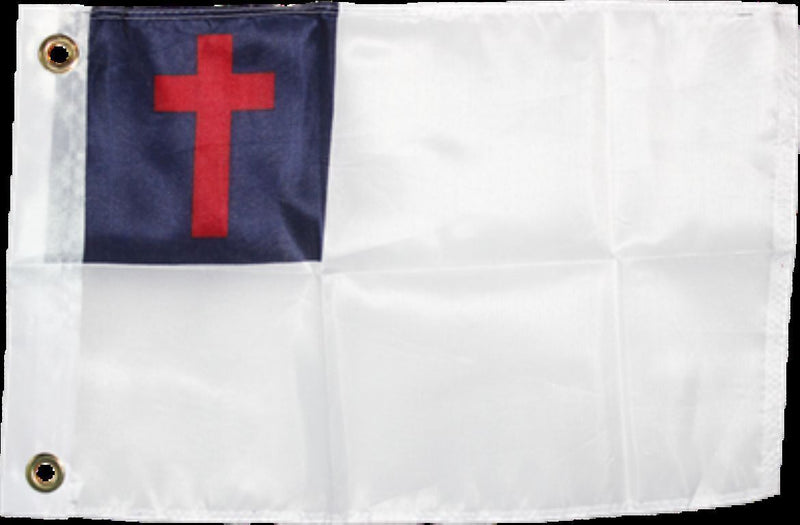 12x18 Christian Religious flag / banner 12x18 Inch 100D FABRIC (GROMMETS)