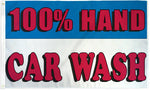 100% Hand Car Wash Flag 3x5 Carwash Banner Sign Hand Wash Lavar De Autos Bandera