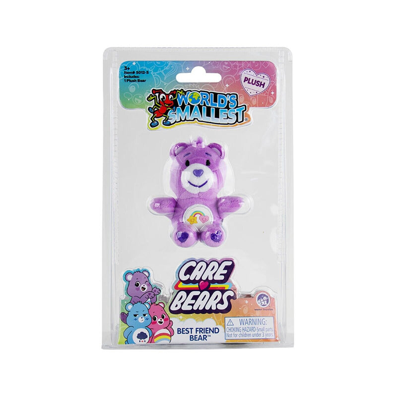 Super Impulse World'S Smallest Care Bears Best Friend Bear 2.75 Inch Plush New