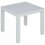 Parsons Square End Table In White