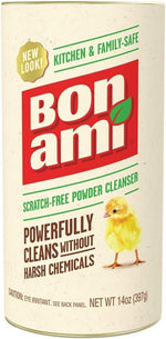 3 pk Bon Ami POWDER CLEANSER 14 oz. No Scent Cleaner Kitchen Bath Surfaces 04410