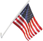 2 Pack 12x17 USA American Stars and Stripes Car Flag FLAGS WINDOW 17" X 12"