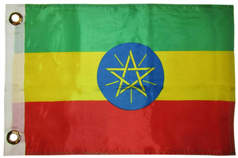 12X18 12"X18" Country Of Ethiopia Boat Motorcycle Flag Grommets 100D