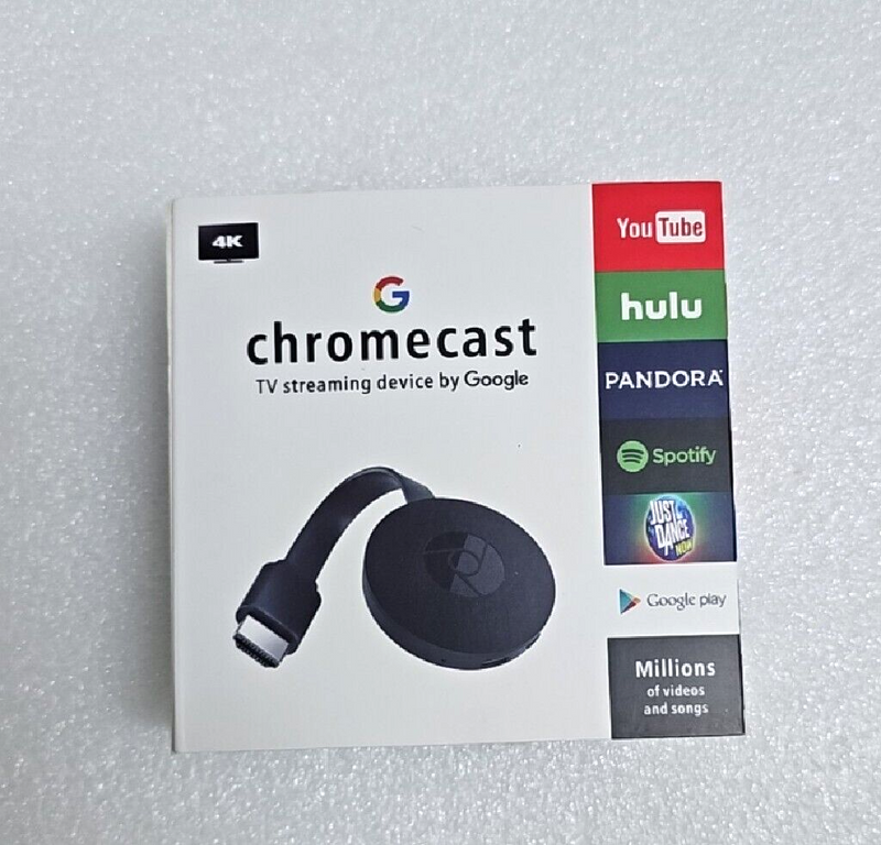 Google Chromecast (2nd Generation) 4k TV Streaming Device