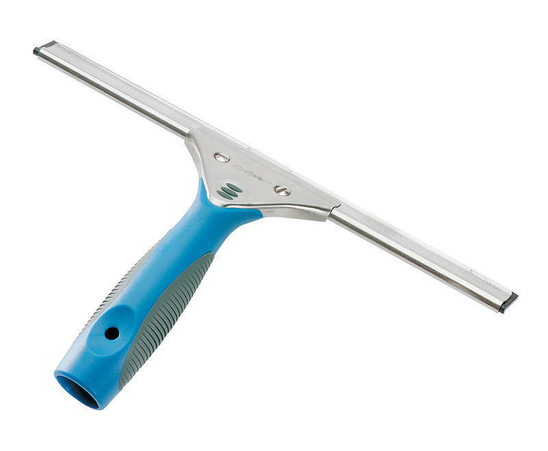 Ettore 12-Inch ProGrip Window Squeegee with Silicone Streak-Free Rubber