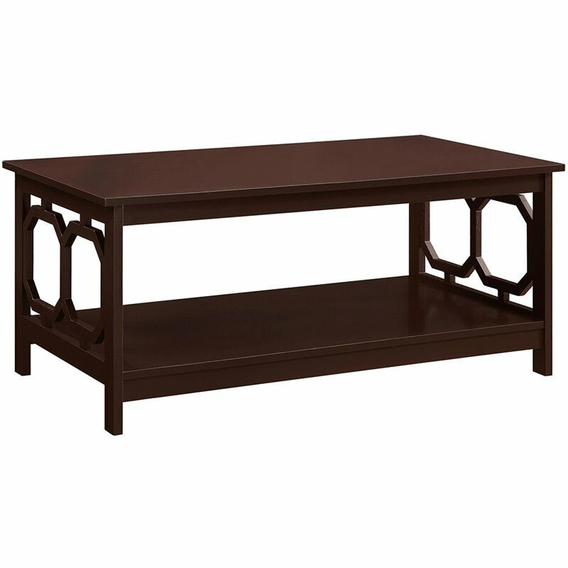 Omega Coffee Table In Espresso Wood Finish
