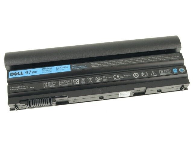 Original Dell 71R31 Latitude E5420 E6520 97Wh 11.1V Laptop Battery 071R31