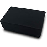 Matte Black Cardboard Jewelry Boxes With Cotton   100 Pack