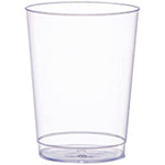 Comfy Package Clear Hard Plastic Cups Tumblers