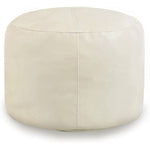 Unstuffed Faux Leather Pouf Cover