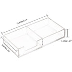 Sticky Note Dispenser Clear Acryli Organizer