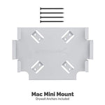 Sabrent Mac Mini Vesa Mount Wall Mount Under Desk Mount Bk Macm