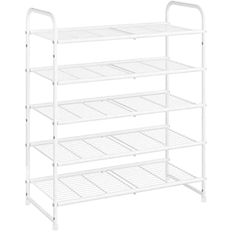 Expandable Adjustable Wire Grid Shoe Organizer
