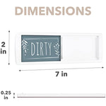 Stylish Dishwasher Magnet Clean Dirty Sign for Kitchen