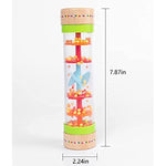 Rainmaker Rain Sticks Mini Wooden Musical Shake Beaded Raindrops Turn Over And Watch The Colorful Beads Flow Down The As It Creates The Sound Of Rain