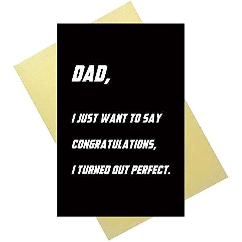 Fathers Day Card With Sturdy Envelope