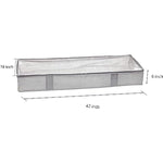 Under Bed Fabric Storage Container Bags with Window and Handles