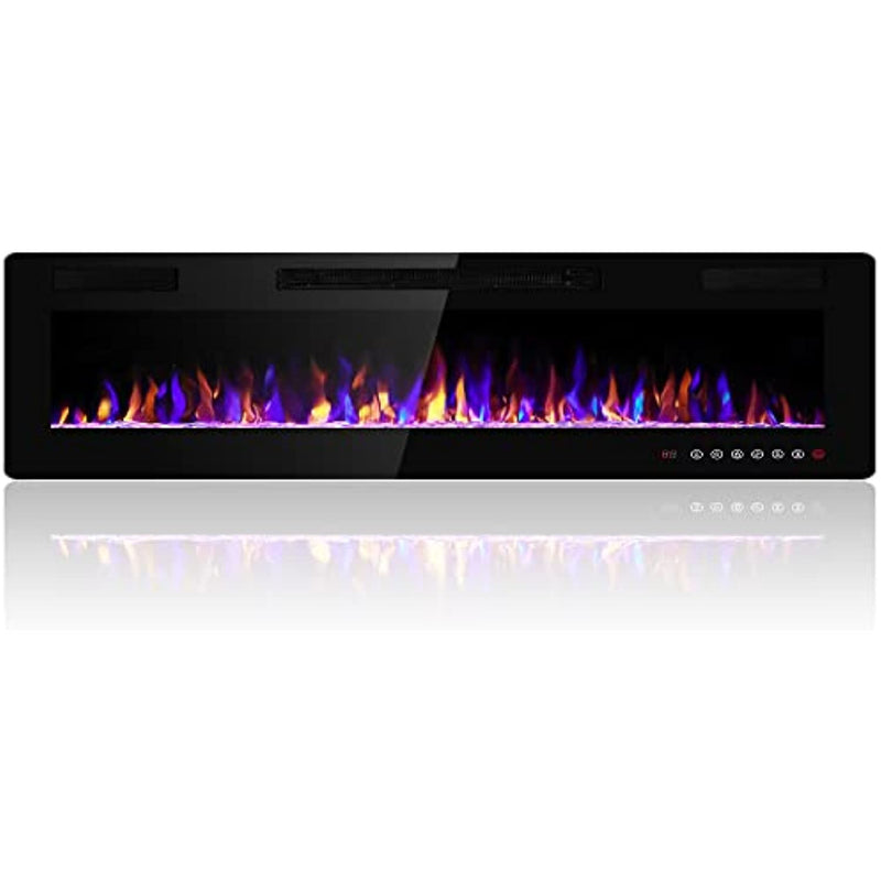 Electric Fireplace Recessed And Wall Mounted Electric Fireplace