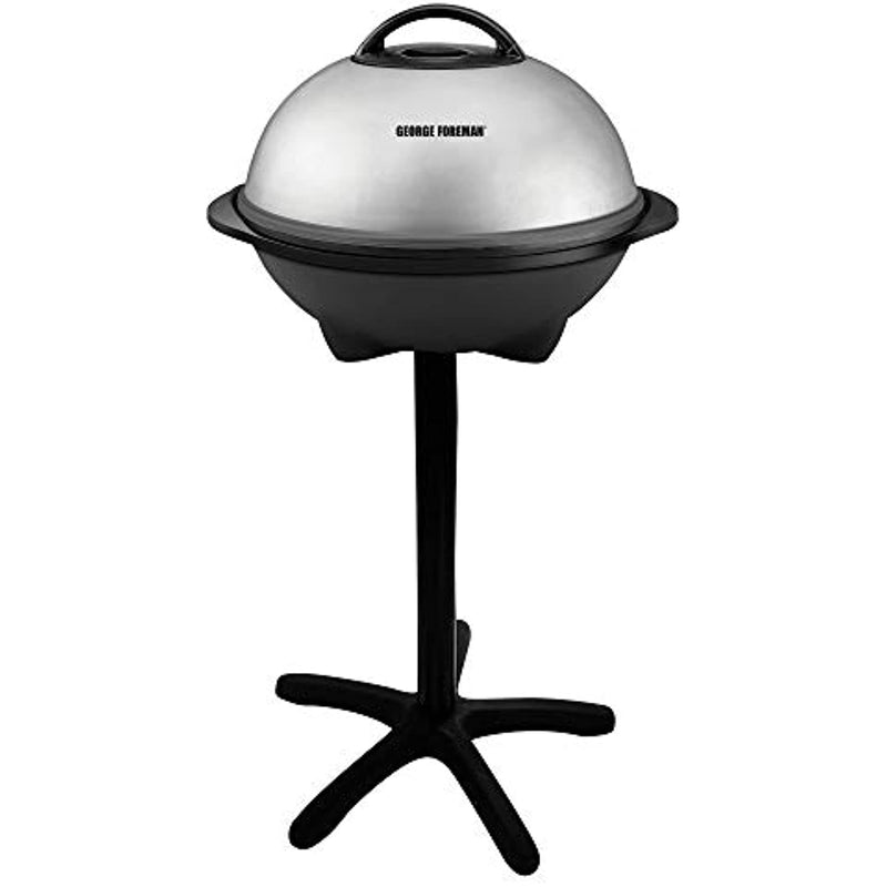 Electric Grill Silver 12 Servings Upto 15 Indoor Outdoor
