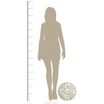 Home Decor S11563 Small Medallion Wall Decor 13 00 W X 0 50 D X 13 00 H White