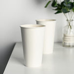 12 Oz White Disposable Paper Cups 300 Pack