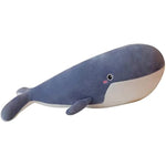 Giant Blue Black Plushie Whale Stuffed Toys