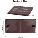 2 Pack Car Registration and Insurance Card Documents Holder