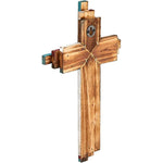Accents Of Faith 14 3D Multicolor Wooden Wall Cross Red White Blue Kitchen