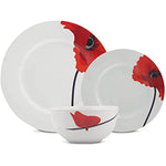 18 Piece Kitchen Dinnerware Set Plates Dishes Bowls Service For 6