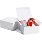 Recyclable White Gift Boxes for Wedding, Mother's Day,Birthday Party