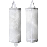 Mesh Grocery Bag Holder Hanging Storage Bag Dispenser