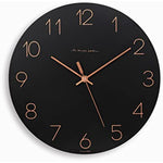 12” Non-Ticking Silent Battery Operated Decorative Wall Clock