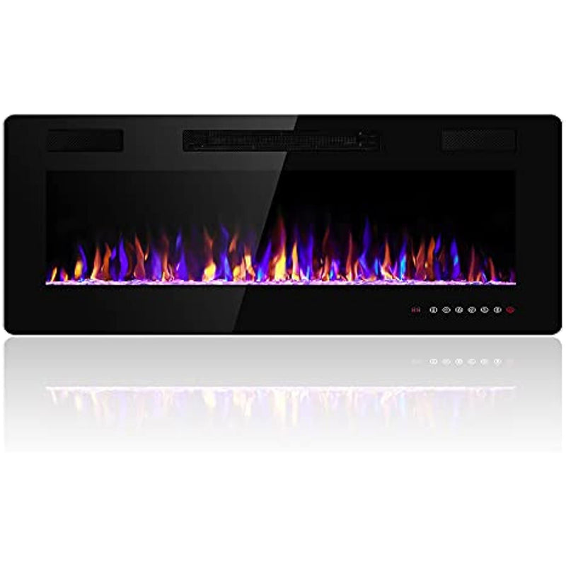 Electric Fireplace Recessed And Wall Mounted Electric Fireplace