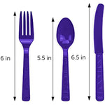 Decorrack 96 Piece Plastic Cutlery Set Bpa Free Disposable Plastic Silverware