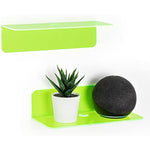 Floating Hanging Shelves with Cable Clips for Bedroom & Gaming Room - Set Of 2