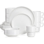 Plates And Bowls Sets For 4 16 Piece Dinner Sets