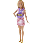 Blonde Doll With Mommy Dog 3 Newborn Puppies With Color Change Feature And Pet Accessories