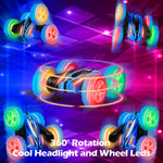 Remote Control Car 360 Rotating Rc Stunt Cars With Wheel Lights