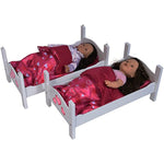 Bunk Bed For Twin Dolls Fits 18 Inch Dolls