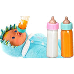 Baby Doll Milk Bottles Set With 2 Bottles