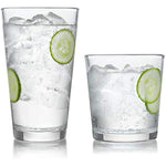 Preston 16 Piece Tumbler And Rocks Glass Set