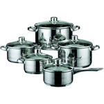 Skyline-Stainless-Steel-Kitchen-Induction-Cookware-Pots-and-Pans-Set-with-Air-Ventilated-Lids,-10-Piece